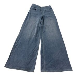 Halara Flex Jeans Small High Waisted Baggy Wide Leg Soft Stretchy Pull-On